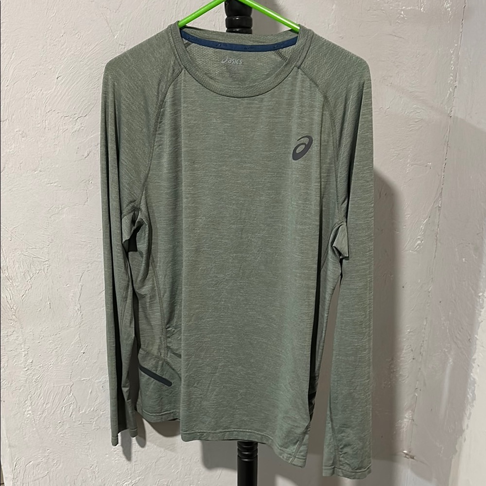ASICS Green Long Sleeve Shirt